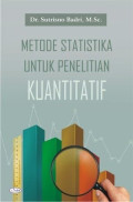 Metode Statistik Untuk Penelitian Kuantitatif