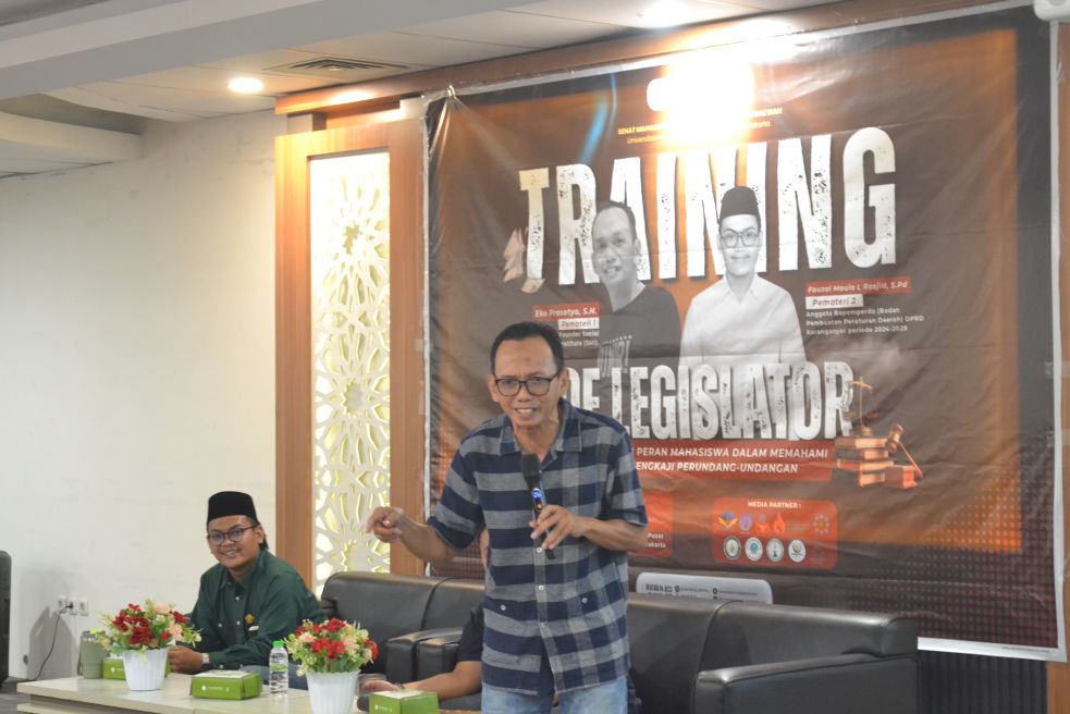 Ratusan Mahasiswa Ikuti Trainning of Legislator Sema FUD UIN Surakarta